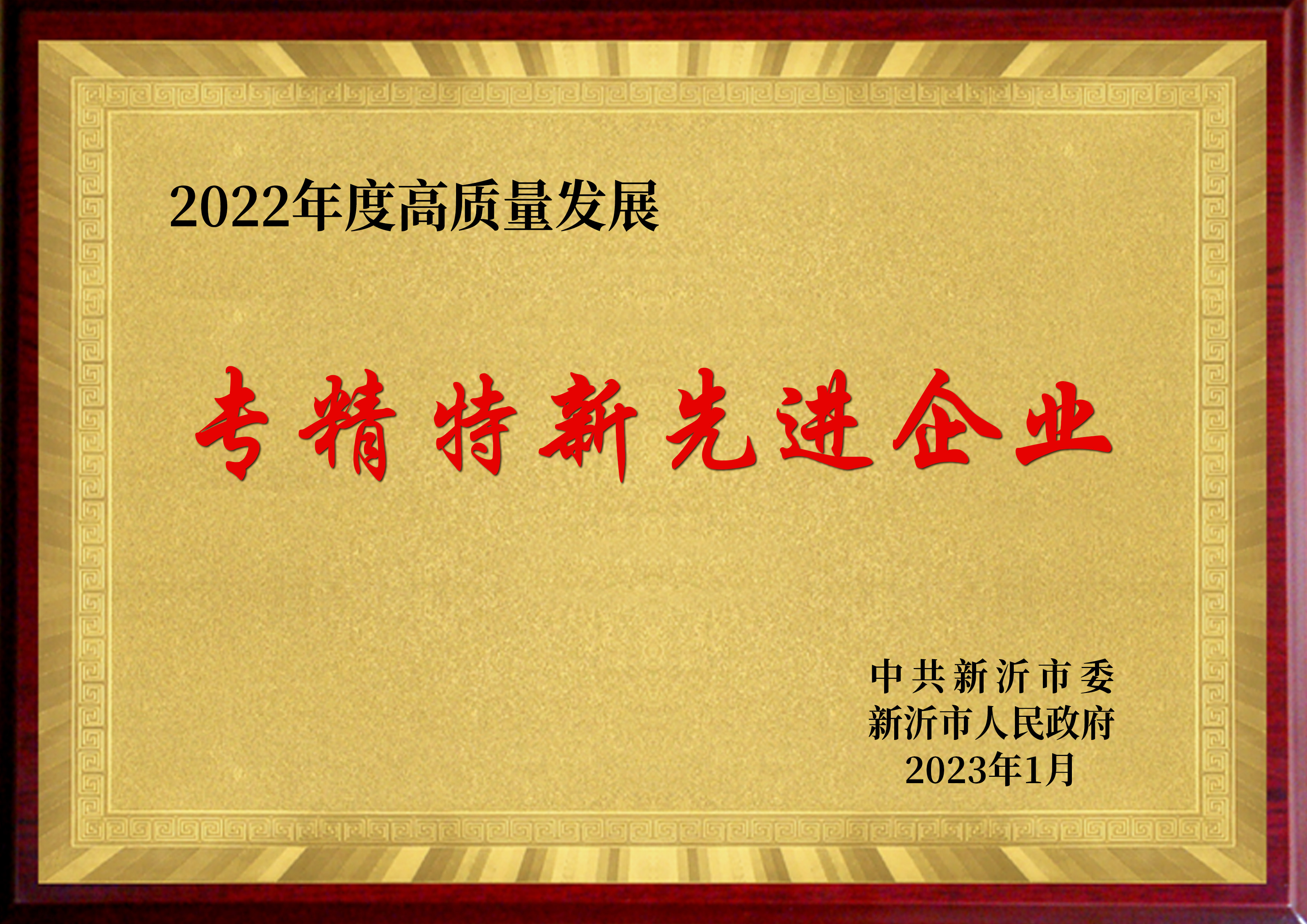 专精特新先进企业